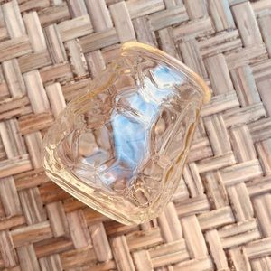 VINTAGE CHINESE RESTAURANT GLASS MINI LANTERN CANDLE HOLDER